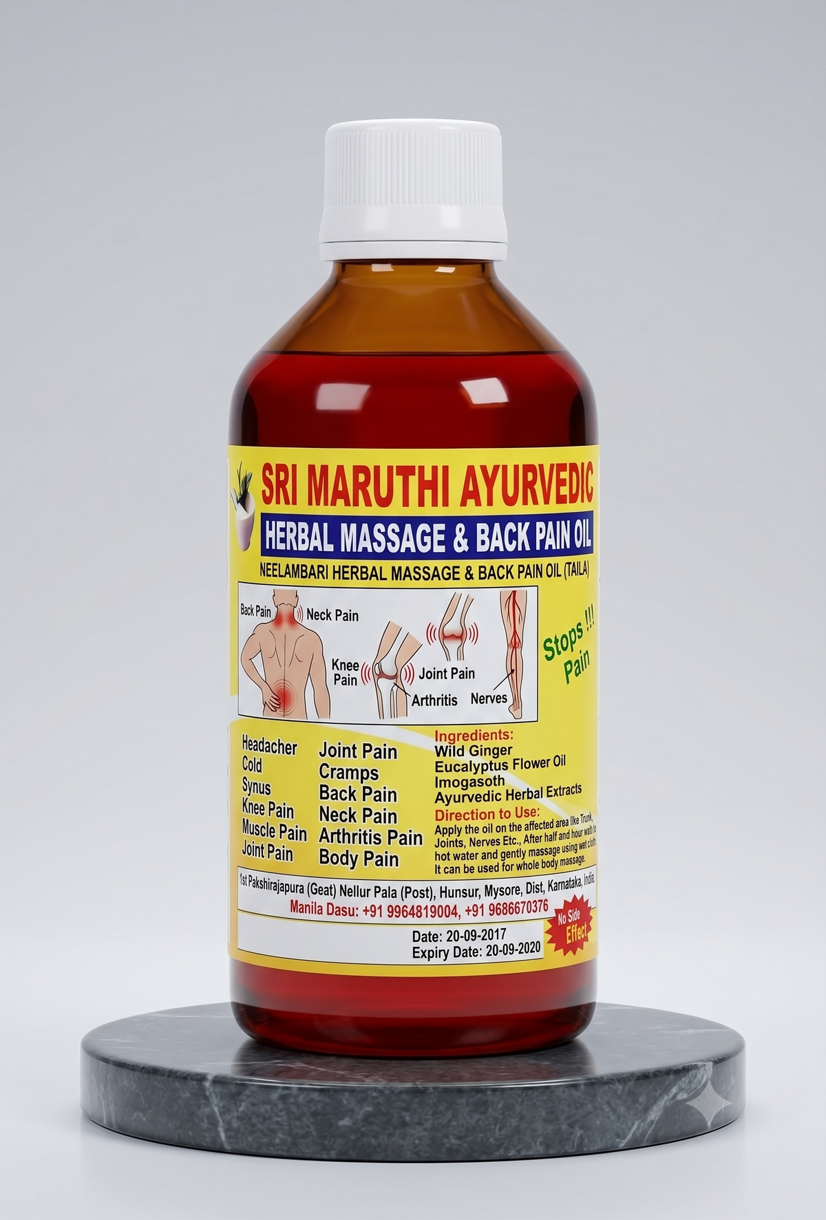 Adivasi Sri Maruthi Herbal Massage Oil